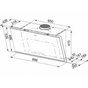 Вытяжка Franke FMY PRO 907 FM BK/IX (330.0682.352)