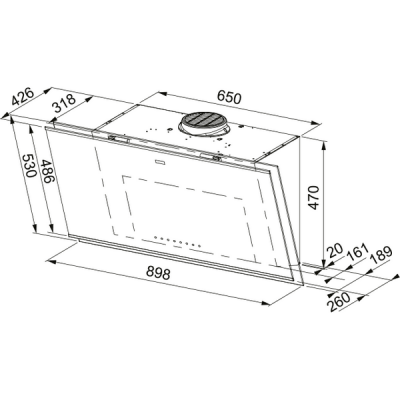 Вытяжка Franke FMY PRO 907 FM BK/IX (330.0682.352) Вытяжка Franke FMY PRO 907 FM BK/IX (330.0682.352)