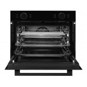 Компактный духовой шкаф с функцией СВЧ Kuppersberg KMW 612 Black