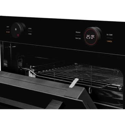 Компактный духовой шкаф с функцией СВЧ Kuppersberg KMW 612 Black Компактный духовой шкаф с функцией СВЧ Kuppersberg KMW 612 Black