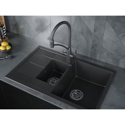 Смеситель Paulmark Siegen Si213111-308, черный/хром Смеситель Paulmark Siegen Si213111-308, черный/хром