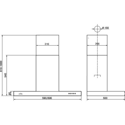 Вытяжка Elikor Опал 90Н-650-Э3Д нержавеющая сталь Вытяжка Elikor Опал 90Н-650-Э3Д нержавеющая сталь