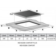 Варочная панель MEFERI MEH302BK COMFORT PLUS электрическая