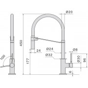 Смеситель Falmec TREVI PRO CHROME