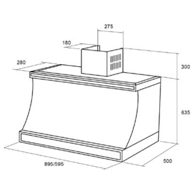 Вытяжка Kuppersberg T 969 ANT Silver Вытяжка Kuppersberg T 969 ANT Silver