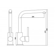 Смеситель Longran Impact LM2104 - 49 Croma