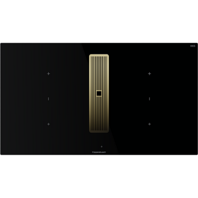 Варочная панель Kuppersbusch KMI 9350.0 SR Gold индукционная с вытяжкой Варочная панель Kuppersbusch KMI 9350.0 SR Gold индукционная с вытяжкой