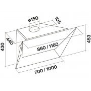 Вытяжка Falmec PRISMA BLACK 85