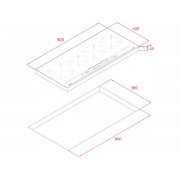 Варочная панель Teka IZC 94620 MST BLACK (112500040) индукционная
