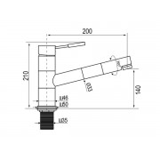 Смеситель Longran Standart LM1323 Chrome
