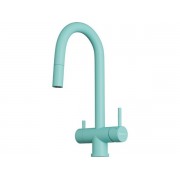 Смеситель Omoikiri Akita-S-AZ латунь/azur blue (4994436)