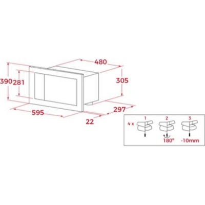 СВЧ-печь Teka ML 8200 BI NIGHT RIVER BLACK (112060010) СВЧ-печь Teka ML 8200 BI NIGHT RIVER BLACK (112060010)