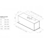 Вытяжка Pando EVO/948 INOX V.1250 ECO SEC
