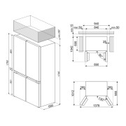 Холодильник SMEG FQI48XE
