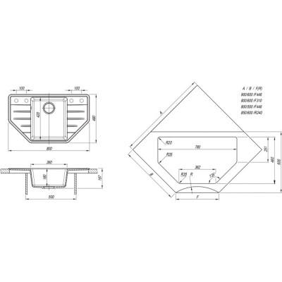 Мойка Dr.Gans Gelcoat Ирис графит Мойка Dr.Gans Gelcoat Ирис графит