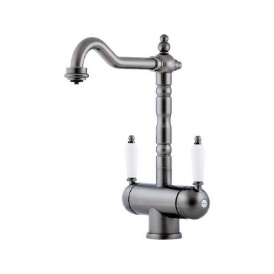 Смеситель Omoikiri Amagasaki-SI латунь/античное серебро (4994045) Смеситель Omoikiri Amagasaki-SI латунь/античное серебро (4994045)