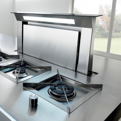 Вытяжка Falmec DOWNDRAFT GLASS BLACK 90 Вытяжка Falmec DOWNDRAFT GLASS BLACK 90