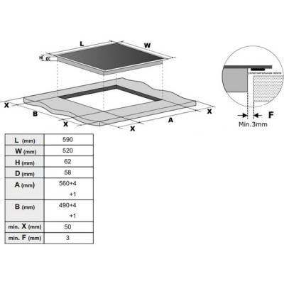 Варочная панель EXITEQ EXH-504IB индукционная Варочная панель EXITEQ EXH-504IB индукционная