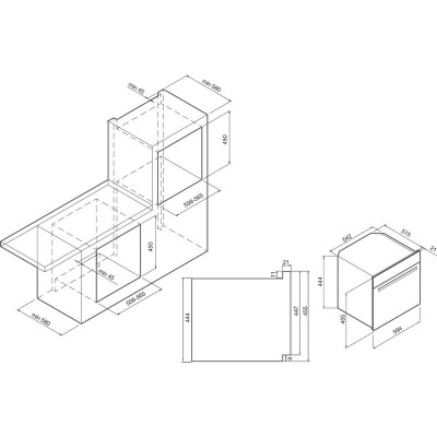 Компактный духовой шкаф с СВЧ и грилем GRAUDE BWG 45.0 S Компактный духовой шкаф с СВЧ и грилем GRAUDE BWG 45.0 S