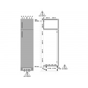 Холодильник KRONA HANSEL встраиваемый