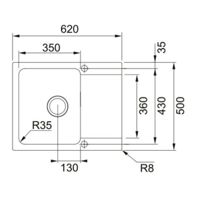 Мойка Franke OID 611-62, оникс (114.0443.356) Мойка Franke OID 611-62, оникс (114.0443.356)