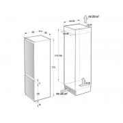 Холодильник Gorenje NRKI4182P1 встраиваемый