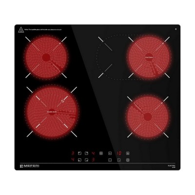 Варочная панель MEFERI MEH604BK ULTRA электрическая Варочная панель MEFERI MEH604BK ULTRA электрическая
