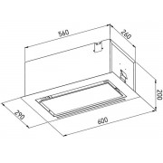 Вытяжка MEFERI SMARTBOX60BK GLASS POWER
