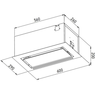 Вытяжка MEFERI SMARTBOX60BK GLASS POWER Вытяжка MEFERI SMARTBOX60BK GLASS POWER