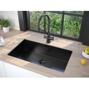 Мойка Paulmark Valde PM217444-GM, вороненая сталь