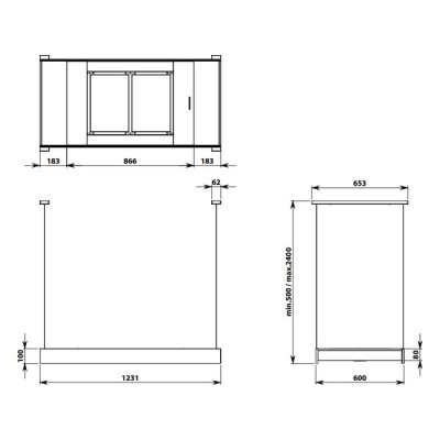 Вытяжка Falmec LIGHT 120 BLACK Вытяжка Falmec LIGHT 120 BLACK