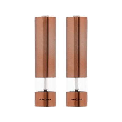 Измельчитель для специй KRONA Salz Pfeffer Copper электрический (2 шт.) Измельчитель для специй KRONA Salz Pfeffer Copper электрический (2 шт.)