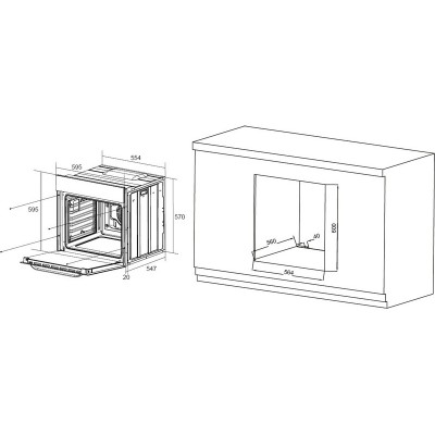 Духовой шкаф MEFERI MEO6016WH COMFORT PLUS Духовой шкаф MEFERI MEO6016WH COMFORT PLUS
