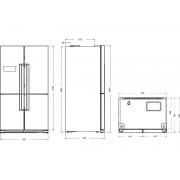 Холодильник Jacky's JR FI526V с вакууматором
