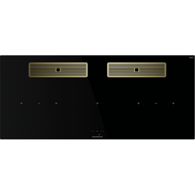 Варочная панель Kuppersbusch KMI 12850.0 SR-E Gold индукционная с вытяжкой Варочная панель Kuppersbusch KMI 12850.0 SR-E Gold индукционная с вытяжкой
