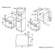 Духовой шкаф MAUNFELD AEOD60103B2