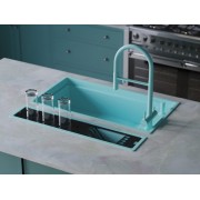 Смеситель Omoikiri Kanto-AZ латунь/azur blue (4994425)