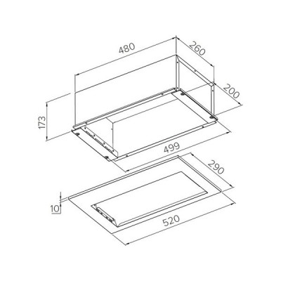 Вытяжка MEFERI INBOX52IX SENSOR COMFORT Вытяжка MEFERI INBOX52IX SENSOR COMFORT