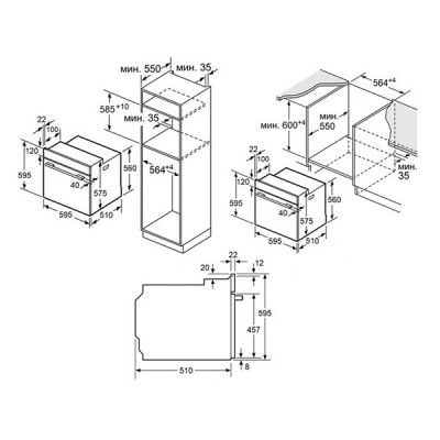 Духовой шкаф MAUNFELD EOEM.589B2 Духовой шкаф MAUNFELD EOEM.589B2