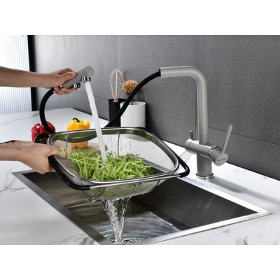 Смеситель Paulmark Serpentine Se213222-DG, графит Смеситель Paulmark Serpentine Se213222-DG, графит