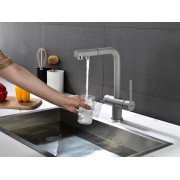 Смеситель Paulmark Serpentine Se213222-DG, графит