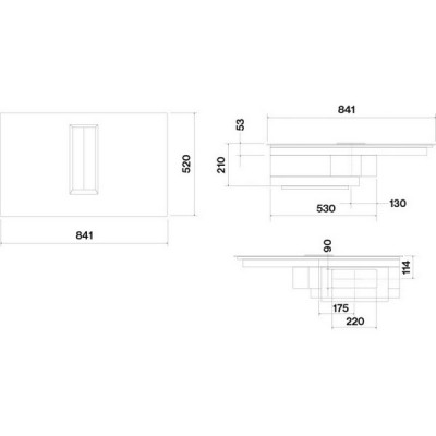 Варочная панель с встр. вытяжкой Falmec QUANTUM EASY PRO индукционная Варочная панель с встр. вытяжкой Falmec QUANTUM EASY PRO индукционная