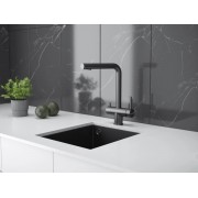 Смеситель Kuchenstern FOKUS-FS вороненая сталь