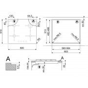 Варочная панель SMEG PV864PO газовые