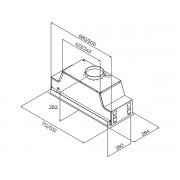 Вытяжка Teka GFL 57760 EOS SS (113100007)