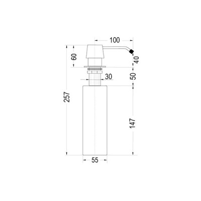 Дозатор Ukinox 801 - 58 песок Дозатор Ukinox 801 - 58 песок