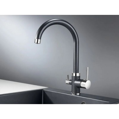 Смеситель Kuppersberg KARIA темно-серый металлик Смеситель Kuppersberg KARIA темно-серый металлик