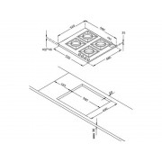 Варочная панель Korting HGG 6722 CTN газовая