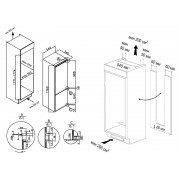 Холодильник Evelux FI 2211 D встраиваемый
