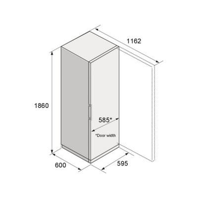 Морозильная камера ASKO RFF286KNCS1 Морозильная камера ASKO RFF286KNCS1
